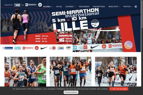 Semi-marathon 5km et 10km de Lille