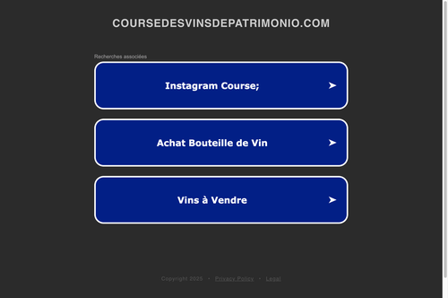 Course des Vins de Patrimonio