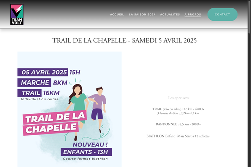 Trail de la Chapelle