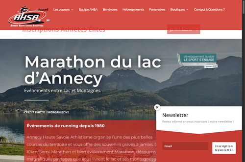 Marathon, Semi, 10km & 5km du Lac d'Annecy