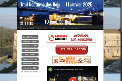 trail nocturne des rois