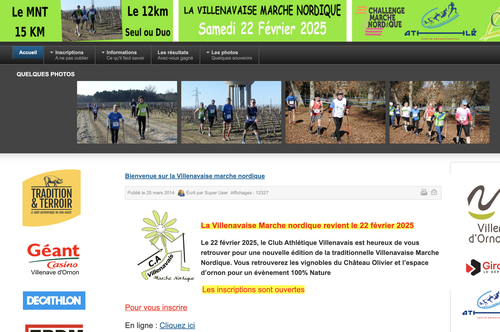 La Villenavaise marche nordique