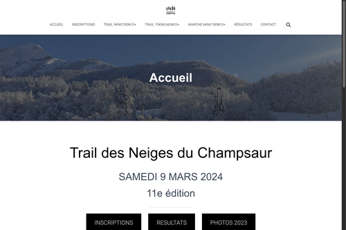 Trail des neiges du Champsaur