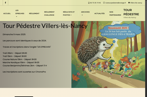 Tour Pédestre de Villers