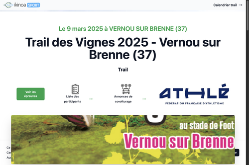 TRAIL des VIGNES de Vernou